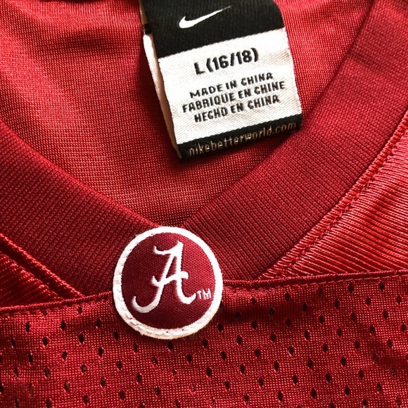 Roll Tide University Of Alabama Football Jersey